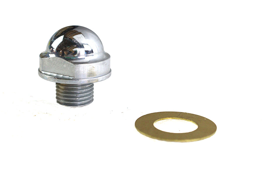 Oil Pump Relief Valve Plug Chrome