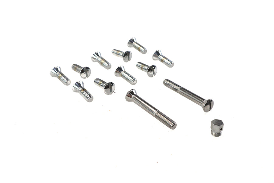 Transmission Top Cover Screw Kit Chrome