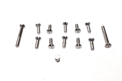Transmission Top Cover Screw Kit Chrome