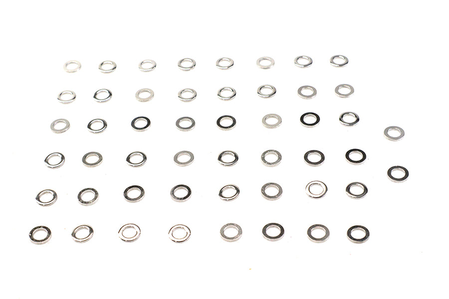 Chrome Flat Washer 1/4 Inner Diameter