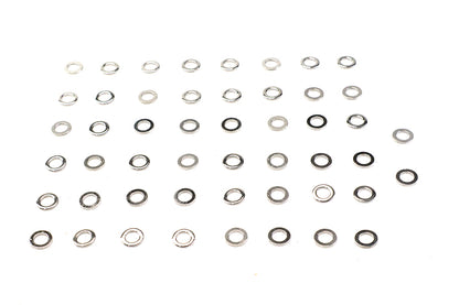Chrome Flat Washer 1/4 Inner Diameter