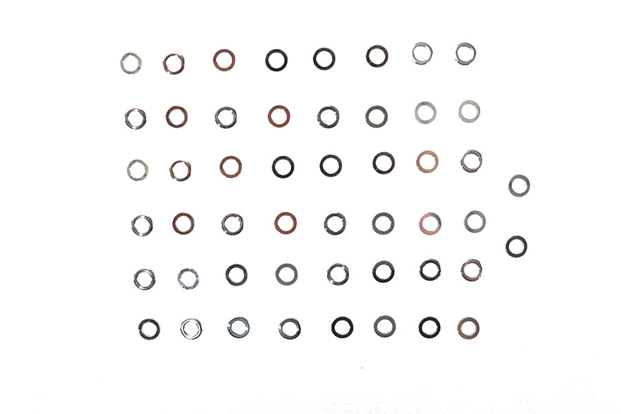 Chrome Flat Washer 1/4 Inner Diameter