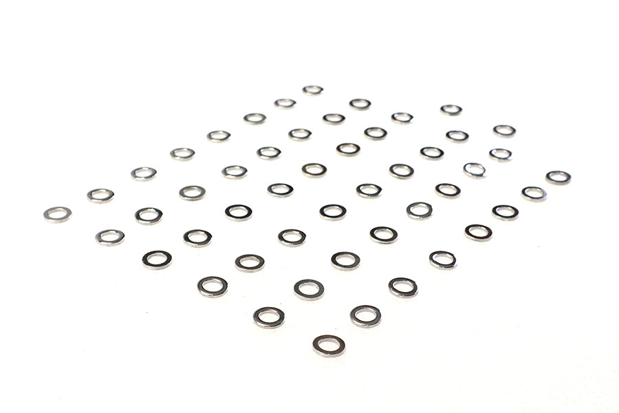 Chrome Flat Washer 1/4 Inner Diameter