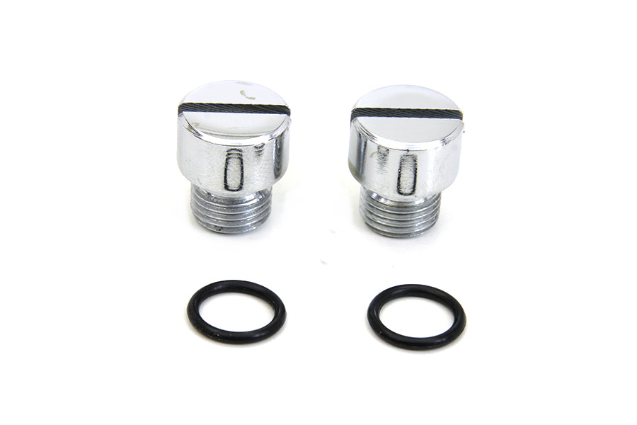 Oil Pump Check and Relief Valve Plug Chrome