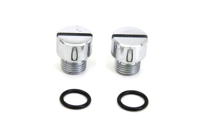 Oil Pump Check and Relief Valve Plug Chrome