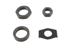 Parkerized Rear Axle Nut and Lock Kit