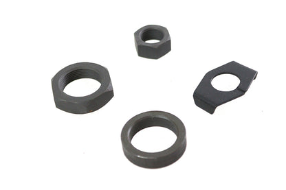 Parkerized Rear Axle Nut and Lock Kit