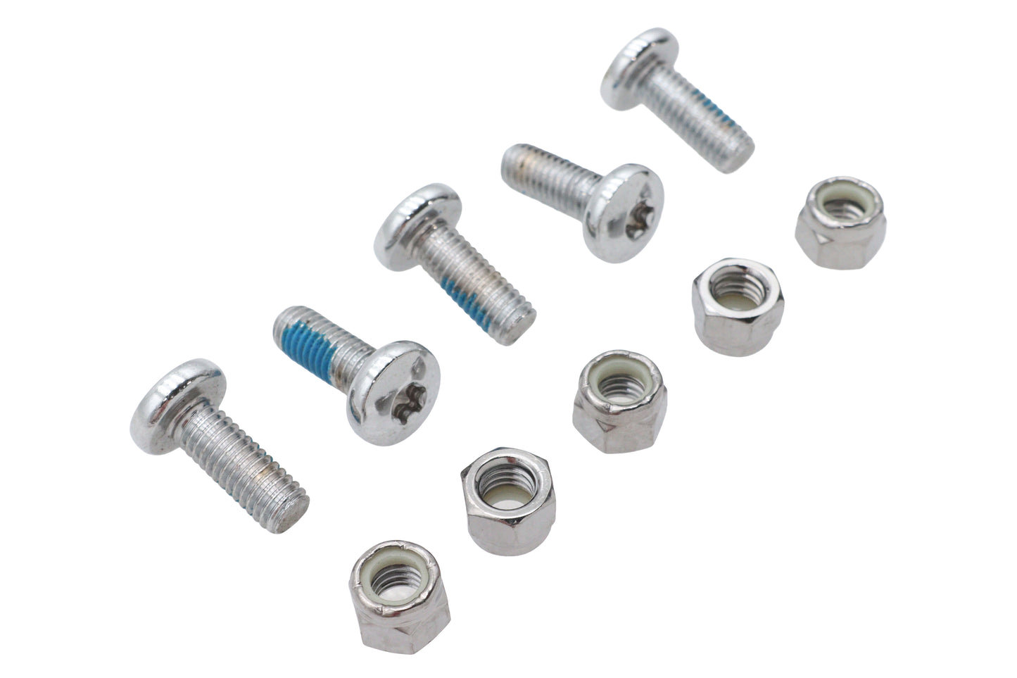Rear Disc Bolt and Nut Kit Chrome