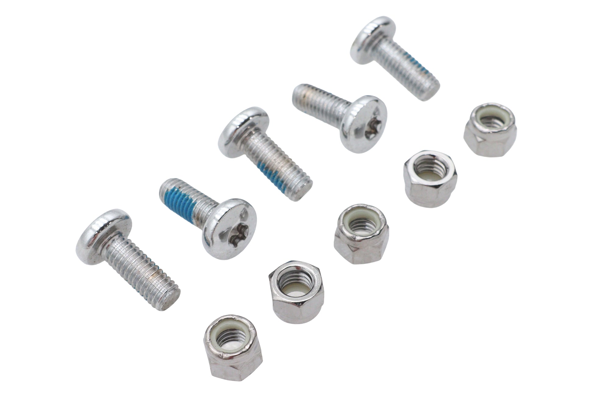 Rear Disc Bolt and Nut Kit Chrome