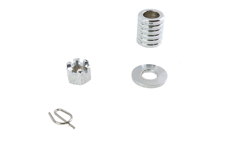 Rear Axle Spacer Kit Chrome