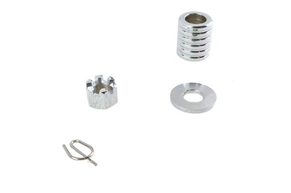 Rear Axle Spacer Kit Chrome