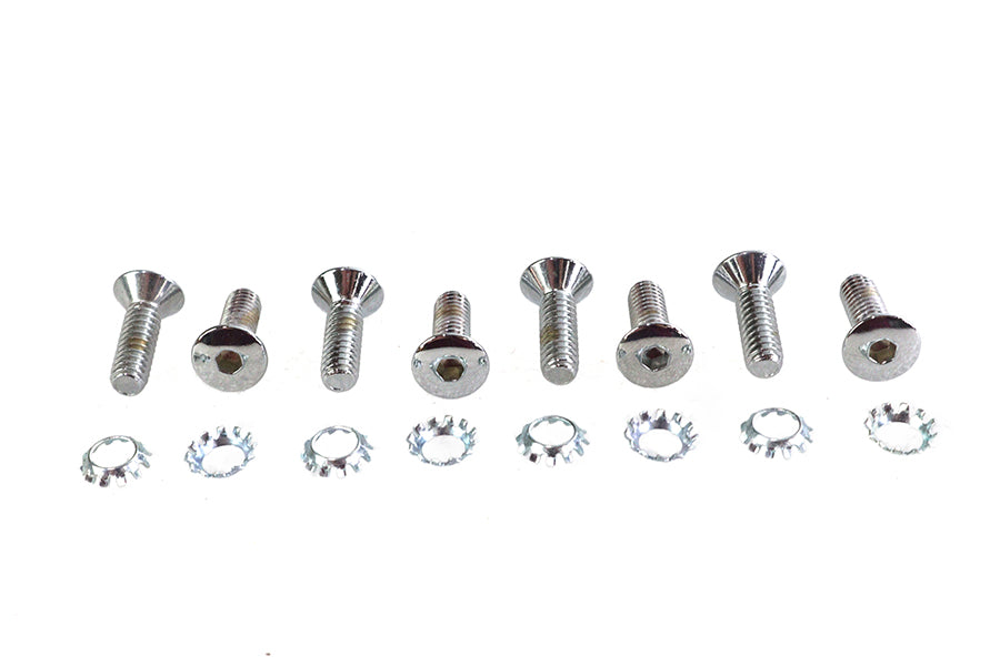 Tappet Block Screw Kit Chrome