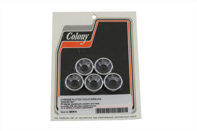 Chrome Countersunk Washer Set 5/16",Y