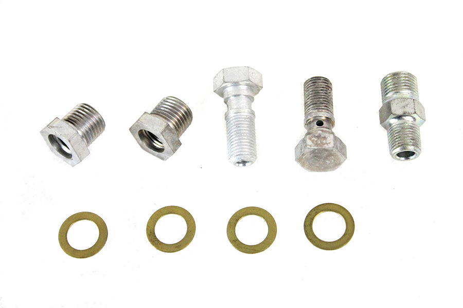 Oil Line Fitting Kit Cadmium