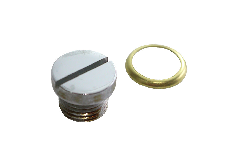 Oil Screen Plug Chrome