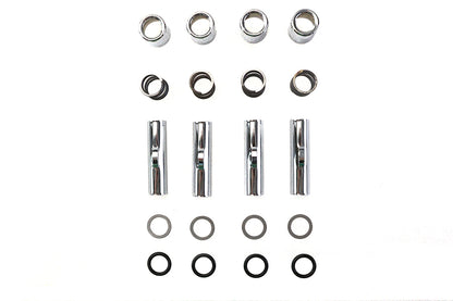 Upper Pushrod Cover Kit Chrome