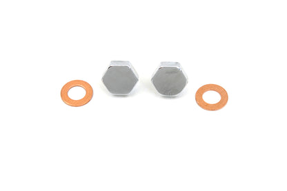 Chrome Fork Slider Drain Screws