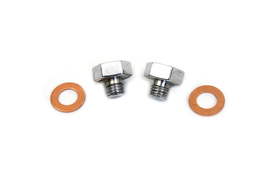 Chrome Fork Slider Drain Screws