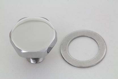 Fork Top Tube Plug Flat Chrome