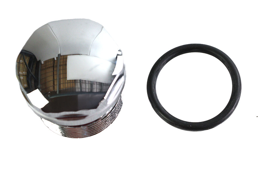 Chrome 39mm Fork Tube Plug Dome Top