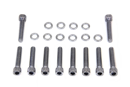 Cam Cover Mount Kit Chrome
