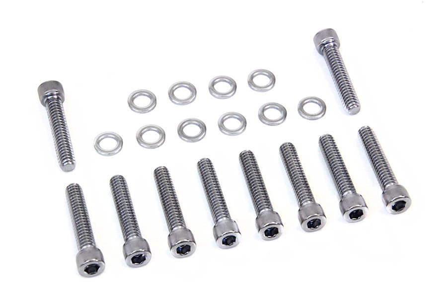 Cam Cover Mount Kit Chrome