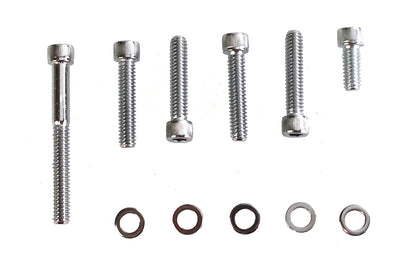 Transmission Shifter Cover Mount Kit Chrome