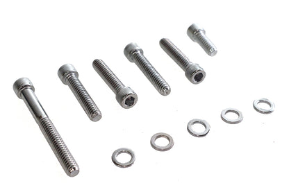 Transmission Shifter Cover Mount Kit Chrome