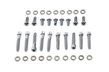 Primary Cover Screw Kit Knurled Chrome