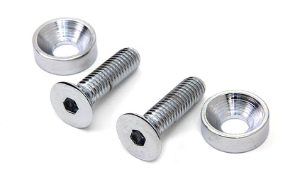 Chrome Screw Set for Motor Mount to Cylinder Head