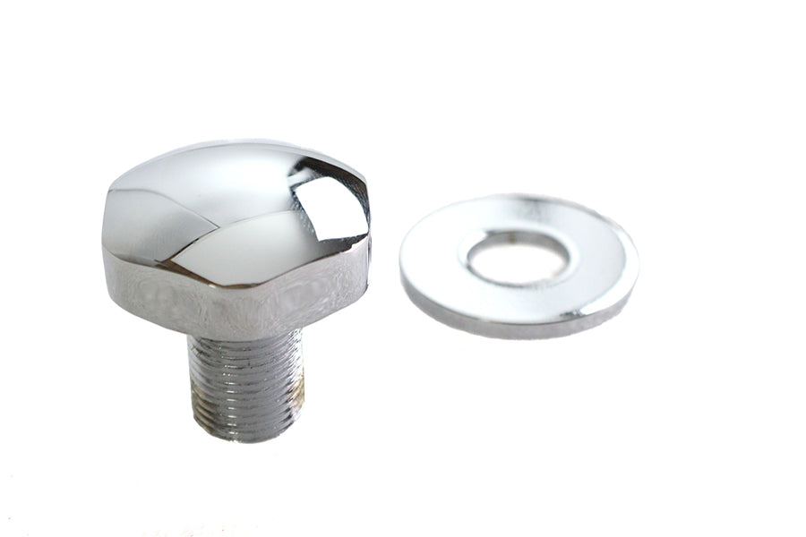 Fork Triple Tree Stem Nut Domed Chrome