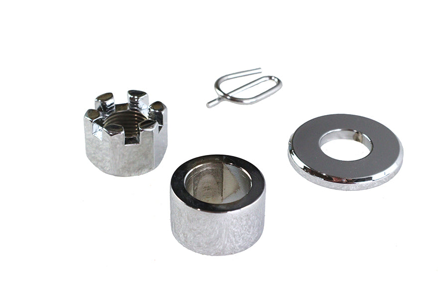 Rear Axle Spacer Kit Chrome