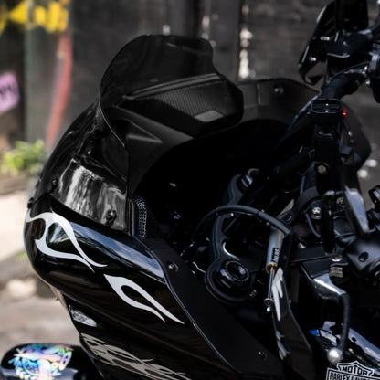 HOGWORKZ® Flowz™ 6" Windshield for Harley® Low Rider ST '22+ in Smoke on Low Rider St