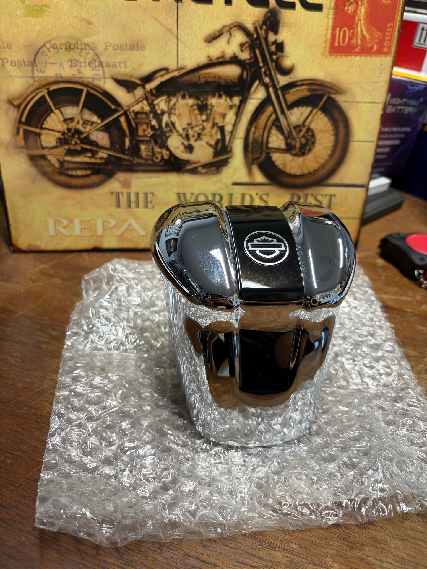 Harley-Davidson OEM Harley M8 Waterfall Chrome Horn Cover - 61300626A