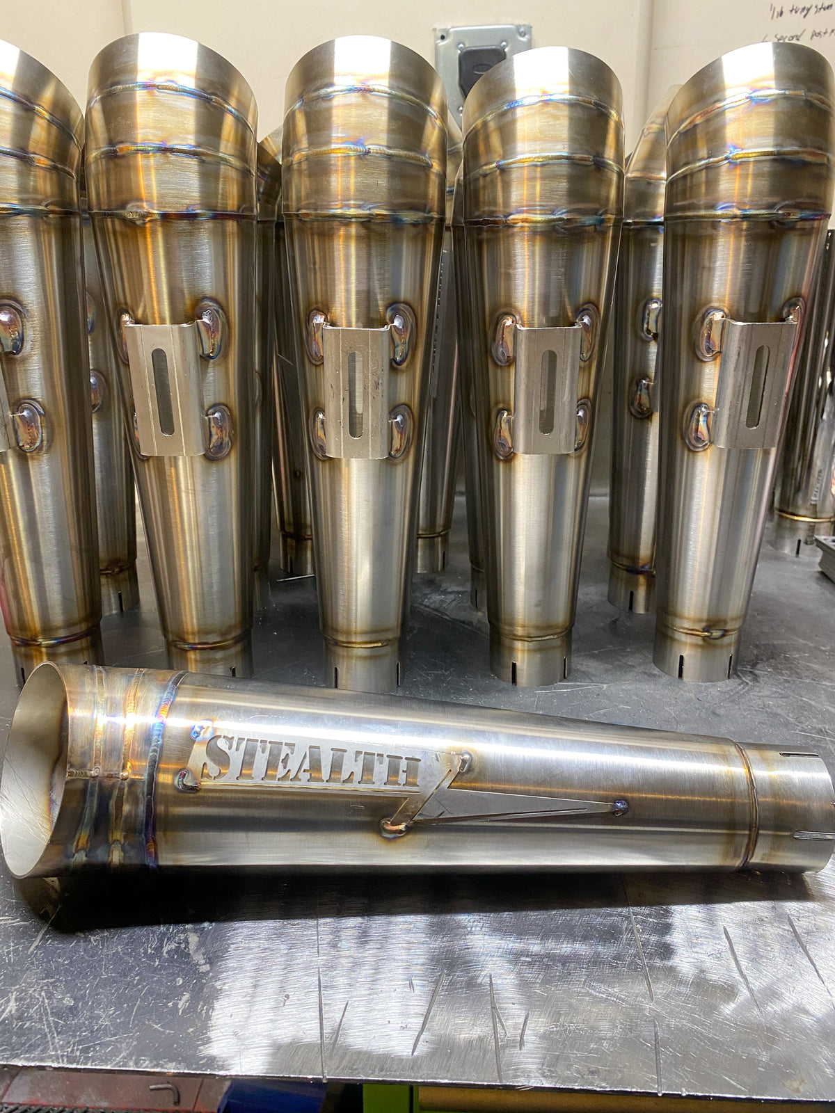 Cone-Style Turnout 2.25" Slip On Muffler