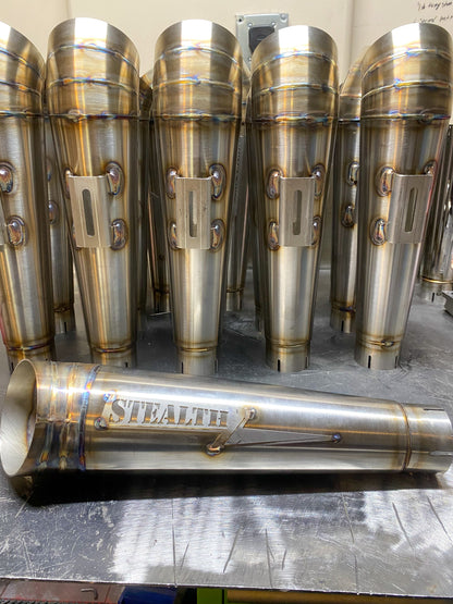 Cone-Style Turnout 2.25" Slip On Muffler