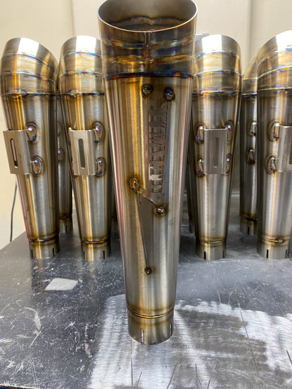 Cone-Style Turnout 2.25" Slip On Muffler