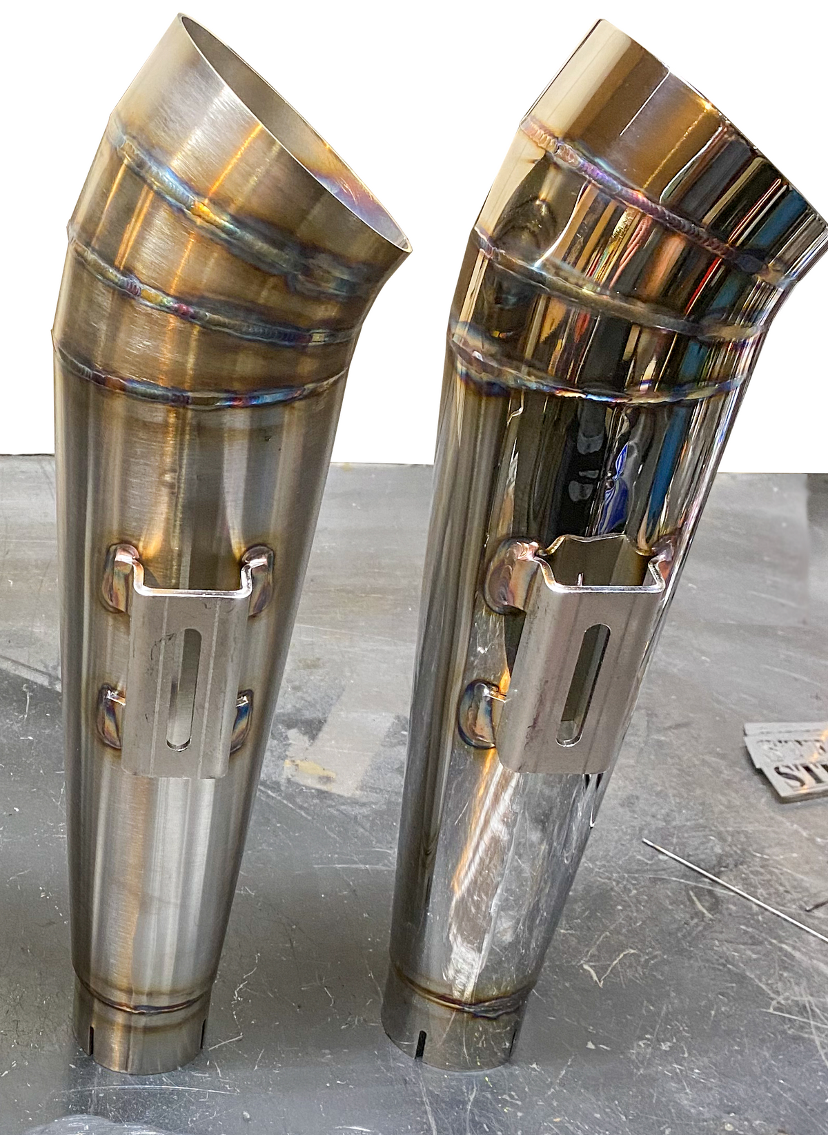 Streetsweeper Cone-Style Turndown 2.25" Slip On Muffler