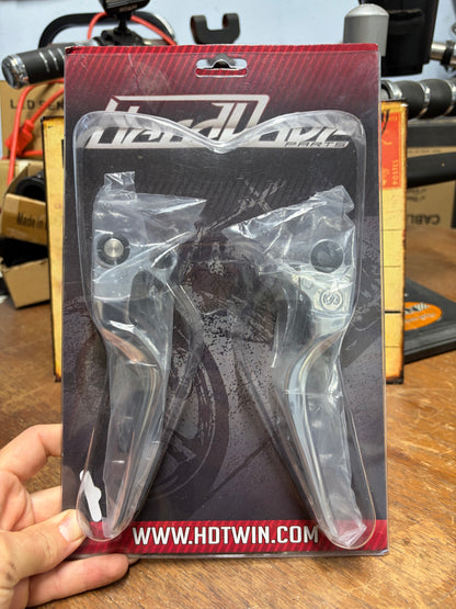 HardDrive Chrome Lever Set 96-18 Big Twin 96-03 XL 820-54530 NEW