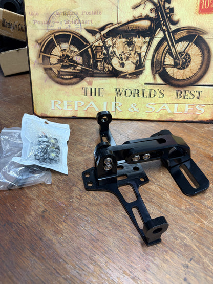 Motorcycle License Plate Holder Bracket NEW Manufacturer Unknown