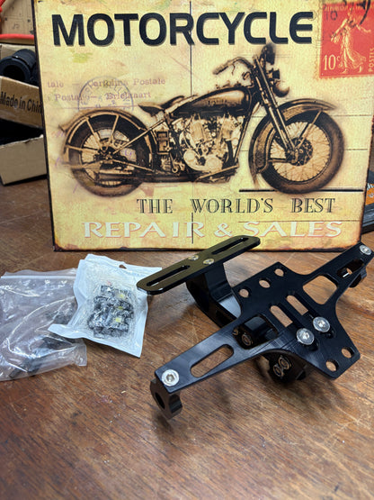 Motorcycle License Plate Holder Bracket NEW Manufacturer Unknown