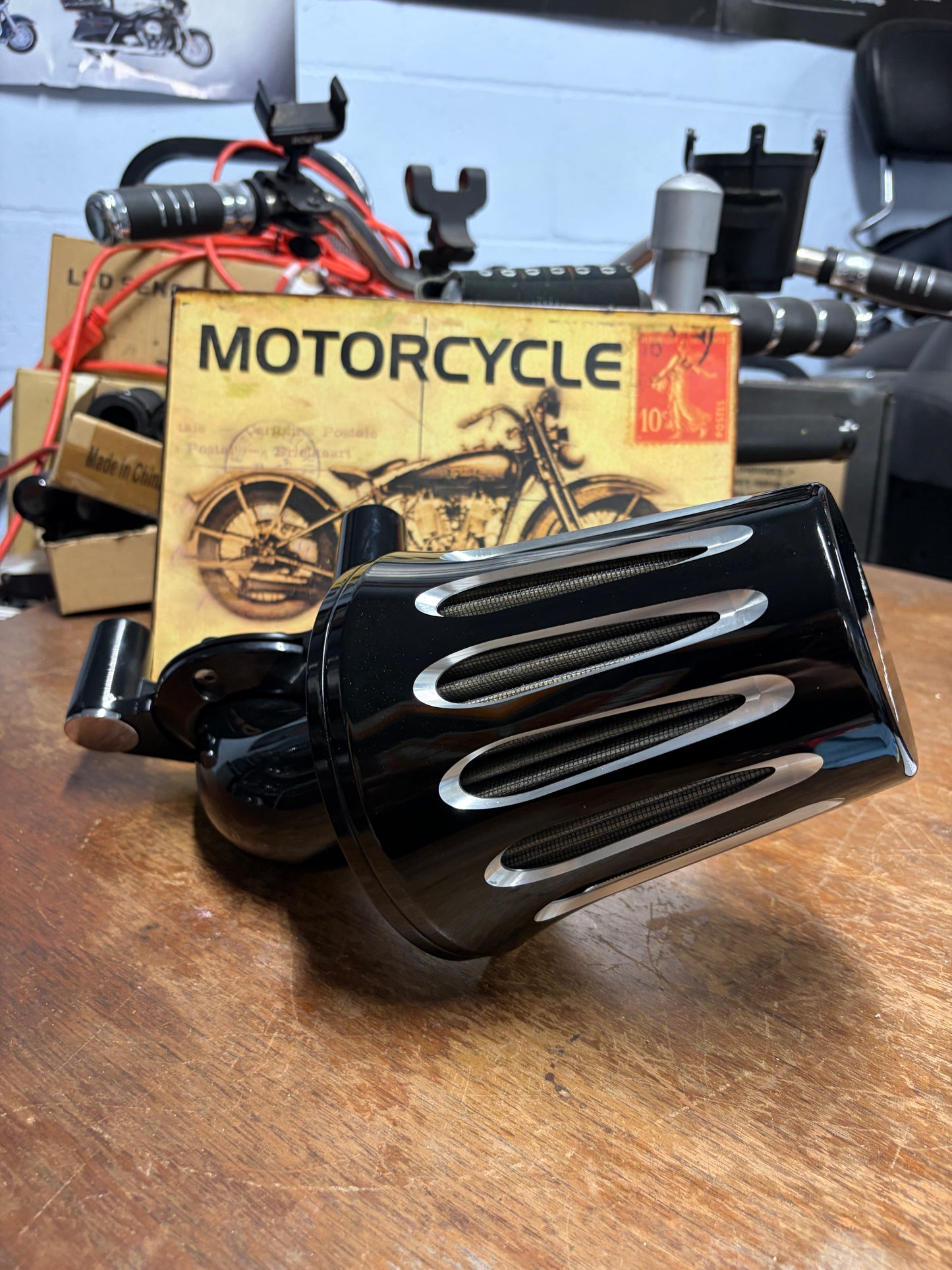 Harley Screamin' Eagle Twin Cam Heavy Breather Air Cleaner 29472-05A