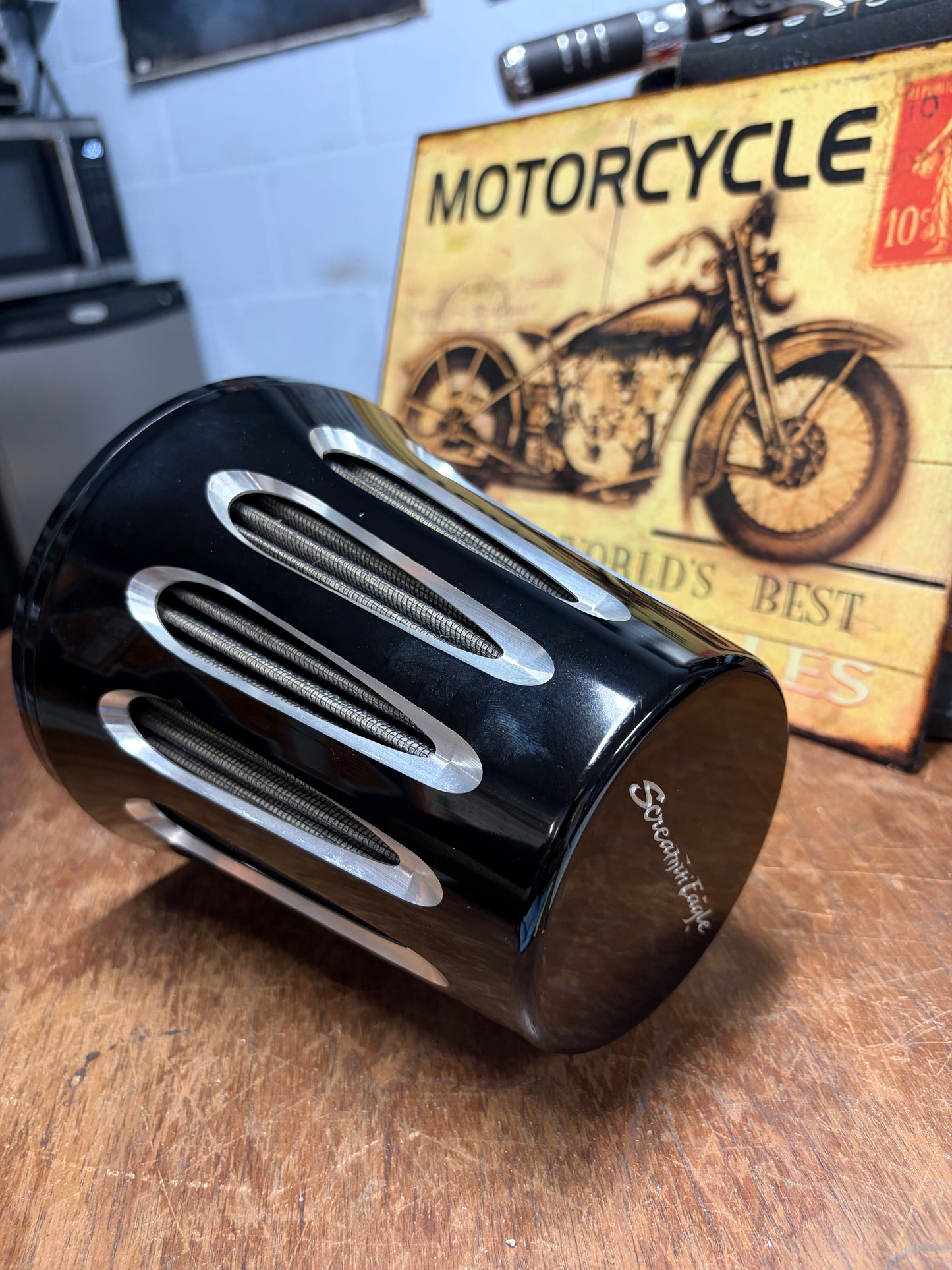 Harley Screamin' Eagle Twin Cam Heavy Breather Air Cleaner 29472-05A