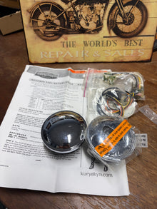 Kuryakyn 8303 Flush Mount LED Gas Cap & Fuel Gauge Harley