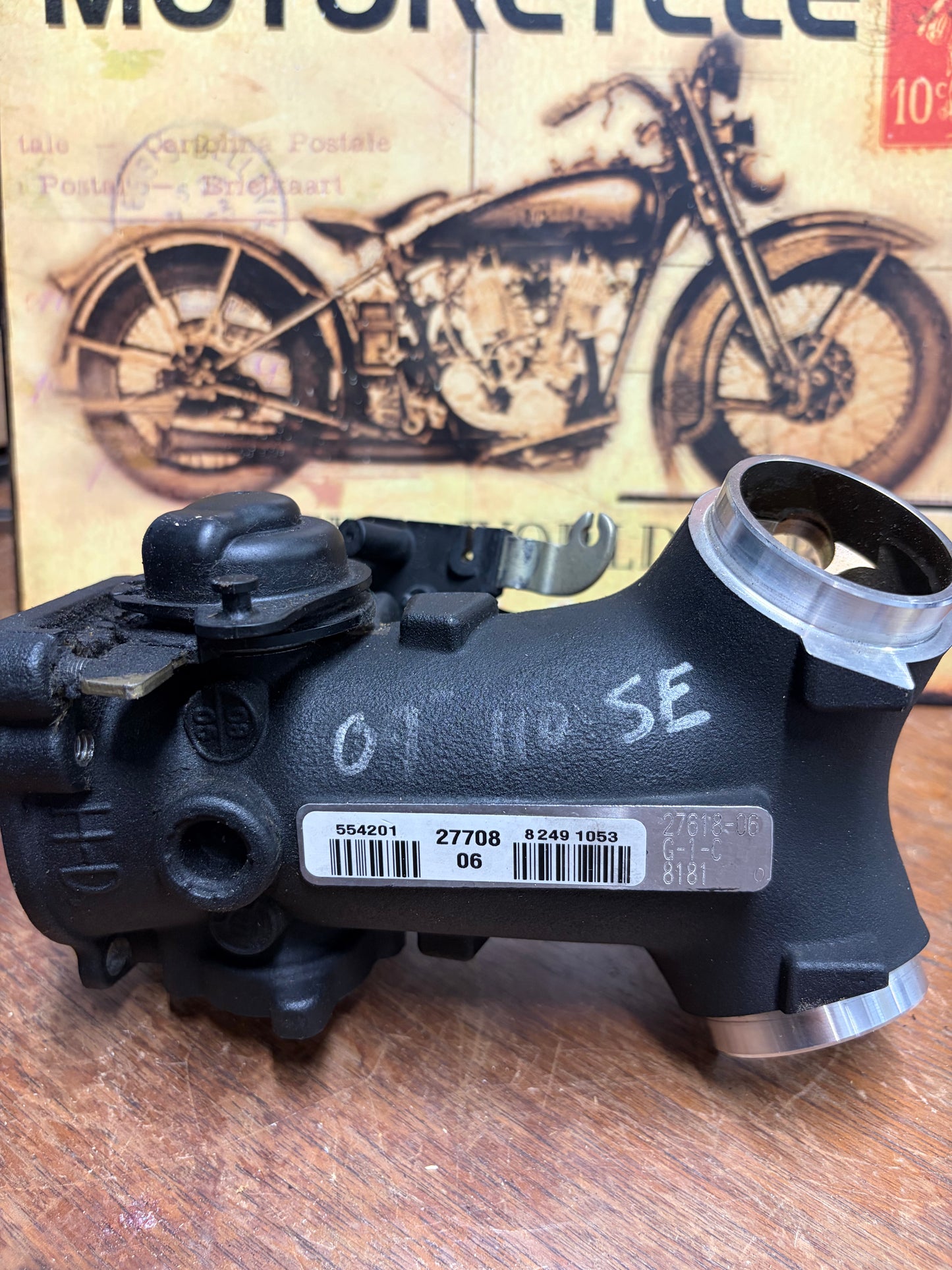 Harley Throttle Body 27618-06 27708-06 Touring Softail Dyna Used