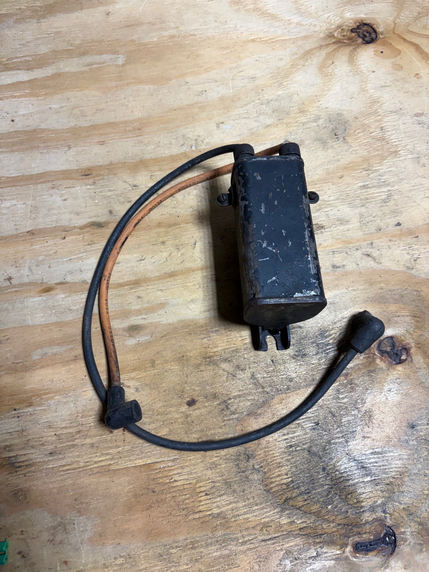 Vintage Harley 6V Ignition Coil Panhead FL EL Used Verify Fitment