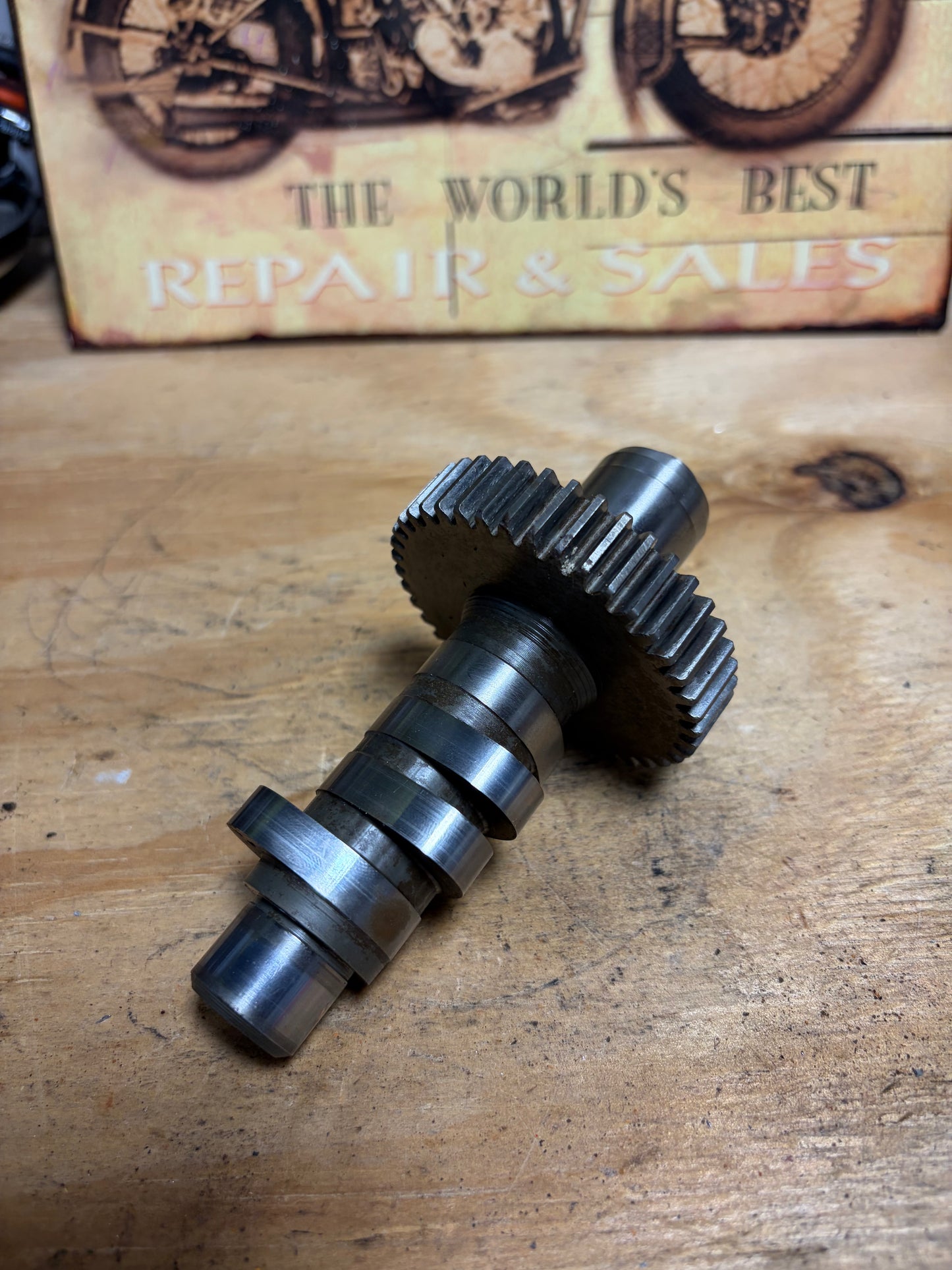 Harley Evolution Big Twin Camshaft Used Good Teeth Verify Grind