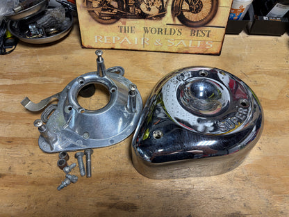 S&S Teardrop Air Cleaner Super E/G Harley Evolution Big Twin Used