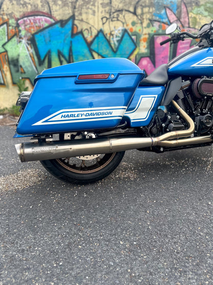 Full Length Harley Bagger 2.25" Slip On Muffler