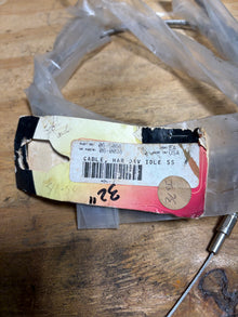 NOS Biker's Choice 32in Stainless Braided Idle Cable 06-6068 Harley